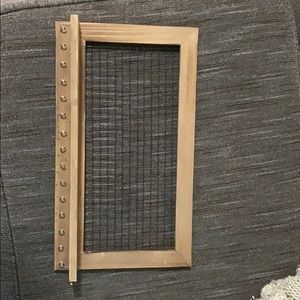 Jewelry wall organizer